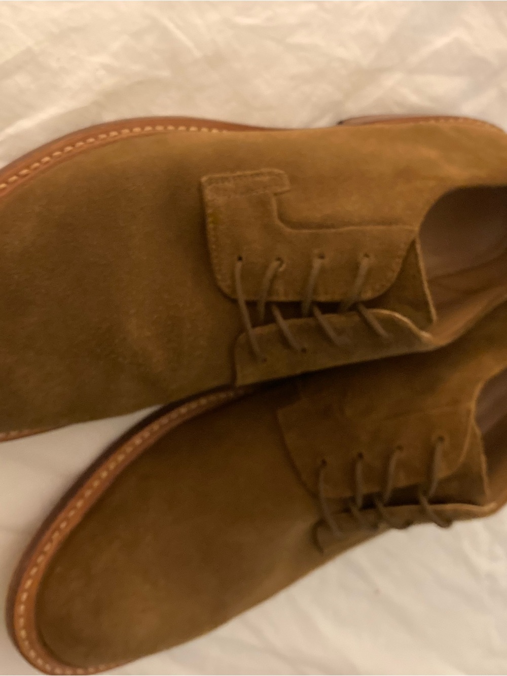 Bostonian Men's Suede Derby Shoes in Brown